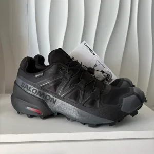 Salomon Speedcross GTX Black Quiet Shade Men’s 10 Athletic GoreTex Trail Running