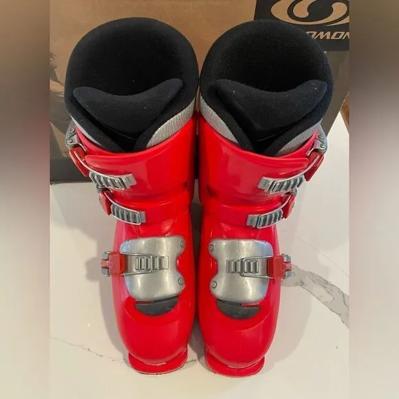 Salomon Sport Performa T3 Red Ski Boots Mens US Size 6.5