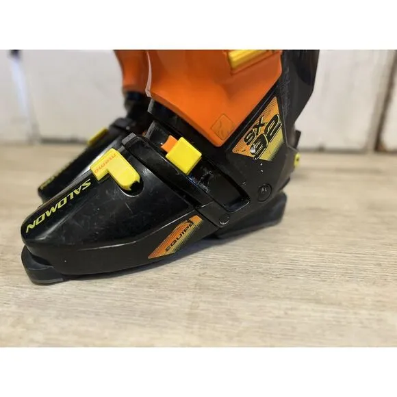 Salomon SX 92 Rear Entry Alpine Downhill Ski Boots Men Size 320-25 Vtg