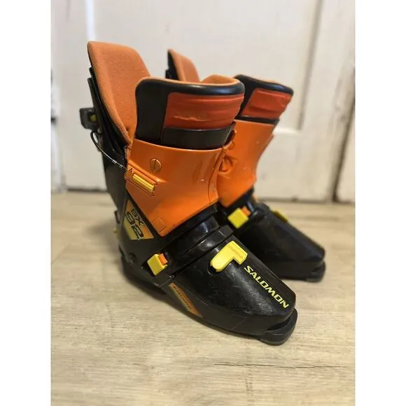 Salomon SX 92 Rear Entry Alpine Downhill Ski Boots Men Size 320-25 Vtg