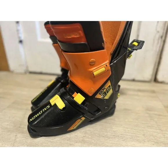 Salomon SX 92 Rear Entry Alpine Downhill Ski Boots Men Size 320-25 Vtg