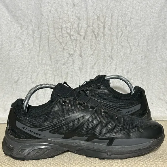 Salomon Unisex Black Magnet XT-Wings 2 Trail Running Sneakers Shoes SZ M 8 &amp; W 9