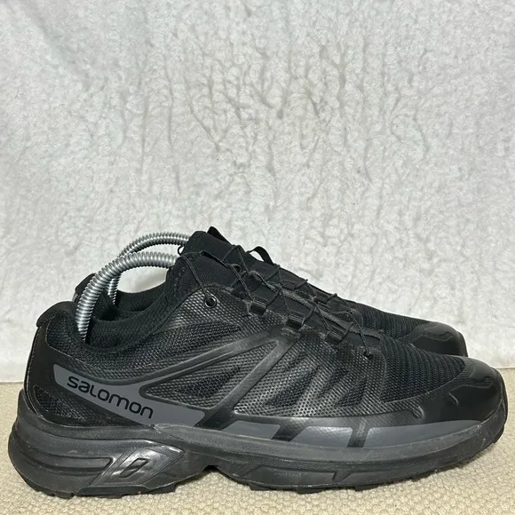Salomon Unisex Black Magnet XT-Wings 2 Trail Running Sneakers Shoes SZ M 8 &amp; W 9