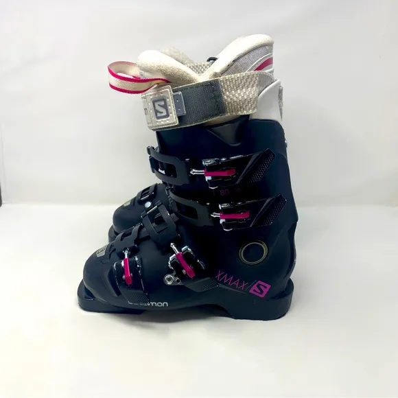 Salomon X MAX 80W Ski‎ Boots Women’s Size Mondopoint 22 / 22.5 — US 5 / 5.5