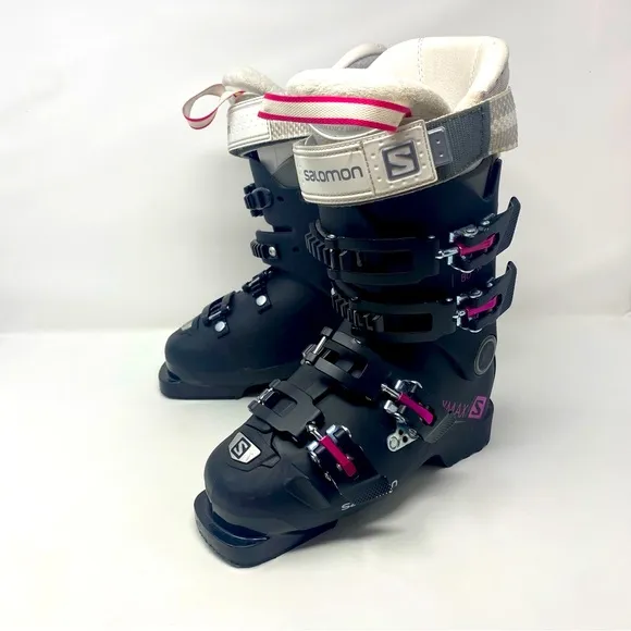 Salomon X MAX 80W Ski‎ Boots Women’s Size Mondopoint 22 / 22.5 — US 5 / 5.5