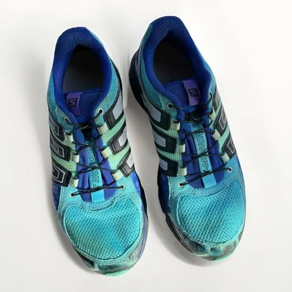 Salomon X-Mission 3 Women’s Trail Running Shoes – Blue (Size 9 US)