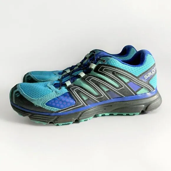Salomon X-Mission 3 Women’s Trail Running Shoes – Blue (Size 9 US)