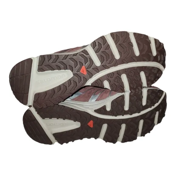 Salomon X-Mission 4 Suede Trail Sneaker- &quot;Moonscape Wild Ginger&quot; M 9.5, W 10.5