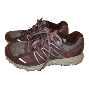 Salomon X-Mission 4 Suede Trail Sneaker- &quot;Moonscape Wild Ginger&quot; M 9.5, W 10.5