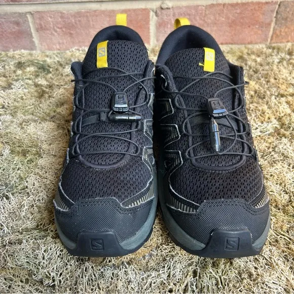 Salomon Xa Pro V8 Trail Running Shoes Blue Gray Yellow Men’s 7.5