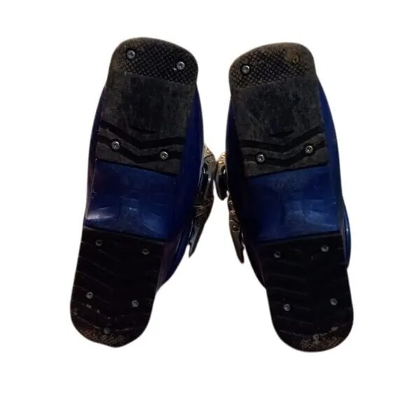 Salomon Youth Ski Boots 22.0 US 3 Blue Adjustable Buckles Blue Boot Carrier