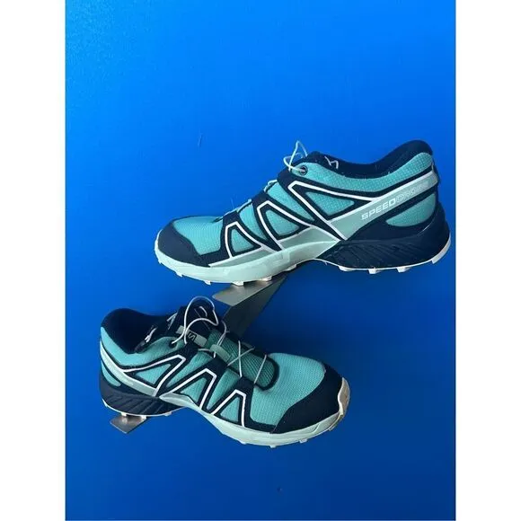 Salomon Shoes 6  Blue  Speedcross 4 Trail Running Sneakers