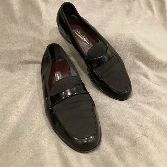 Salvatore Ferragamo Tuxedo Shoes. Size 10.5 D