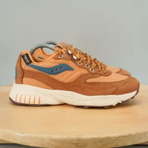 Saucony 3D Grid Hurricane Endless Knot Men's Size 8 Shoes Brown Low Top Sneakers