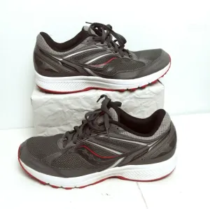 Saucony Cohesion 14 Trail Running Sneaker Shoes Men's Size 11.5 Charcoal/Red
