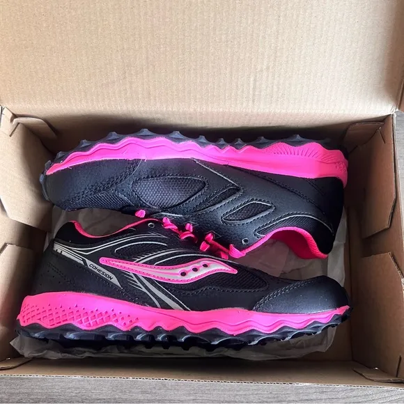 Saucony Cohesion TR14 Youth Trail Shoe Size 3.5 Wide