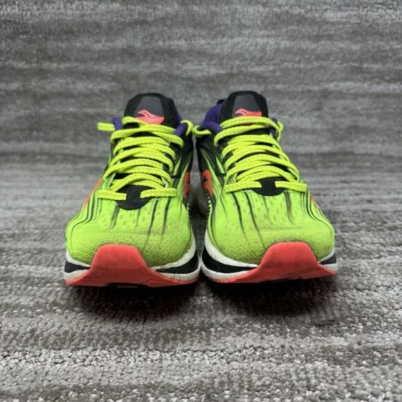 Saucony Endorphin Speed 2 Running Shoe Womens 7 Neon Yellow Athletic Sneakers