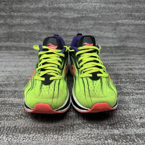 Saucony Endorphin Speed 2 Running Shoe Womens 7 Neon Yellow Athletic Sneakers