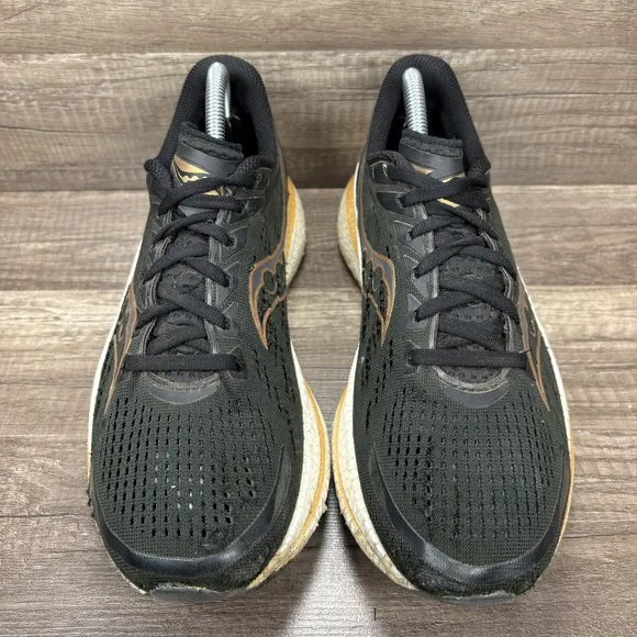 Saucony Endorphin Speed 3 Black Gold Mens US Size 9.5 S20756-10 Running Shoes