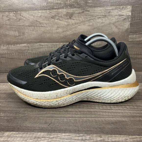 Saucony Endorphin Speed 3 Black Gold Mens US Size 9.5 S20756-10 Running Shoes