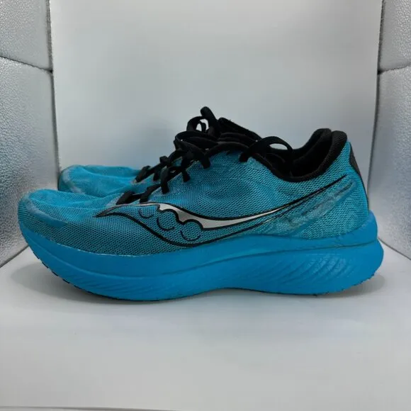 Saucony Endorphin Speed 3 Echo ViZiblue Shoes Mens Size 12 Blue Running Race