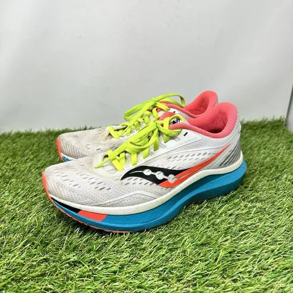 Saucony Endorphin Speed Running Shoes Womens Size 7.5 Sneakers White S10597-10