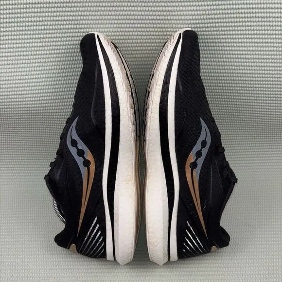 Saucony Endorphin Speed Athletic Running Shoes Mens Size 12 S20597-40 Black Gold