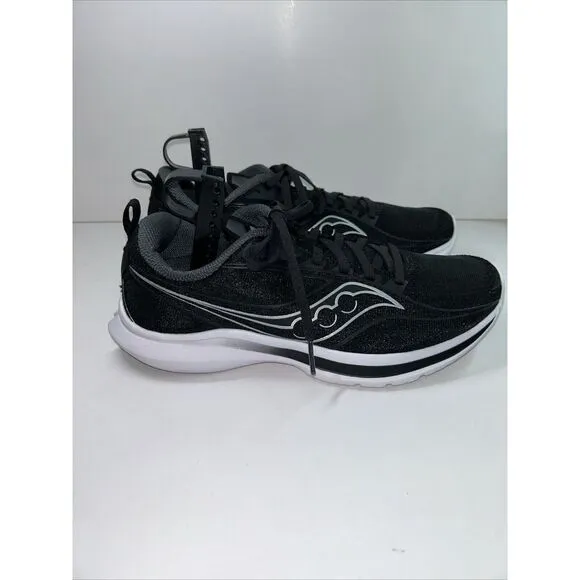 Saucony Kinvara 13 Wom 10 Shoes Black White Running Walking Gym‎ Sneaker Cushion