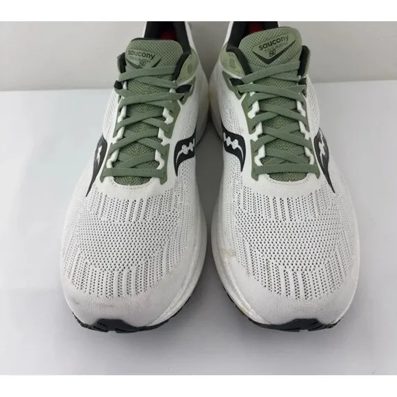Saucony Men's Endorphin Speed 3 Running Shoes Size 12.5 | White/Green