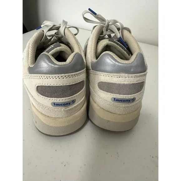 Saucony Mens Size 6.5 Gray Tan SHADOW 5000 Tennis Shoes Sneakers
