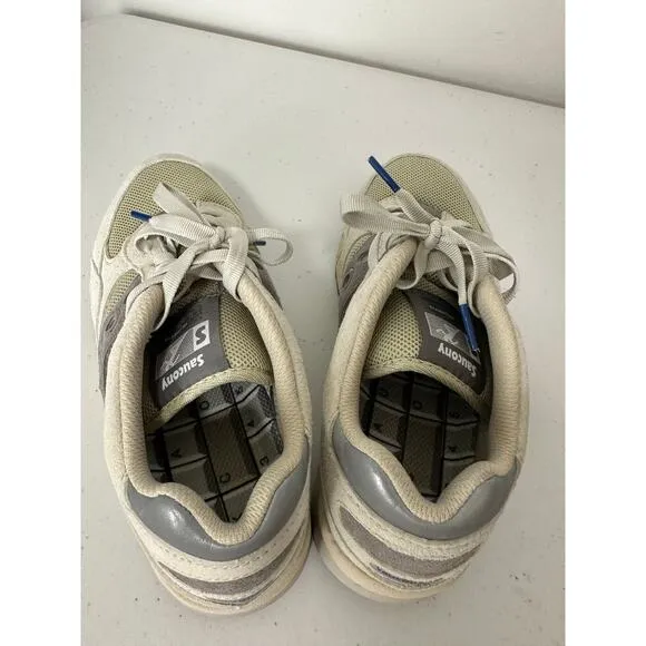 Saucony Mens Size 6.5 Gray Tan SHADOW 5000 Tennis Shoes Sneakers