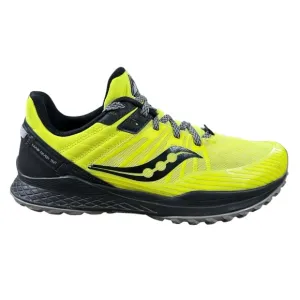 Saucony Men's Sz 10.5 M Mad River TR 2 Trail Running Shoes Volt Yellow S20582-35