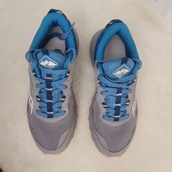 Saucony Women's Excursion TR15 Alloy/Topaz Trail Running Shoes S10668-15 size 9