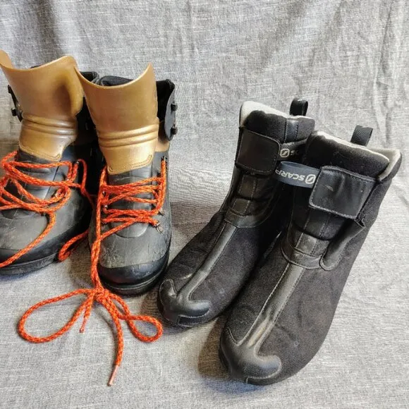 Scarpa Alpha Mountaineering Boots Size 9/10 Made in Italy Trekking Ice Climbing