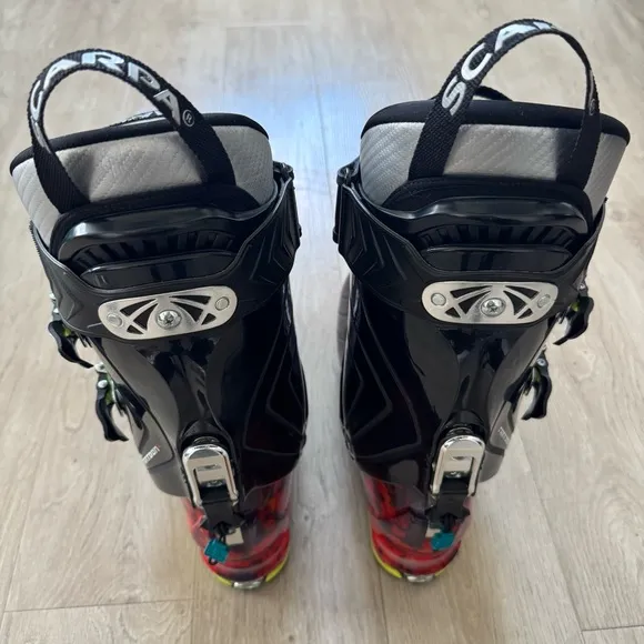 Scarpa Freedom SL 120 Ski Boots Anthracite Red Orange Outdoor Winter Sports