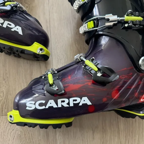Scarpa Freedom SL 120 Ski Boots Anthracite Red Orange Outdoor Winter Sports