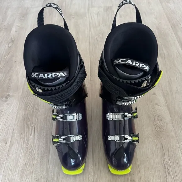 Scarpa Freedom SL 120 Ski Boots Anthracite Red Orange Outdoor Winter Sports