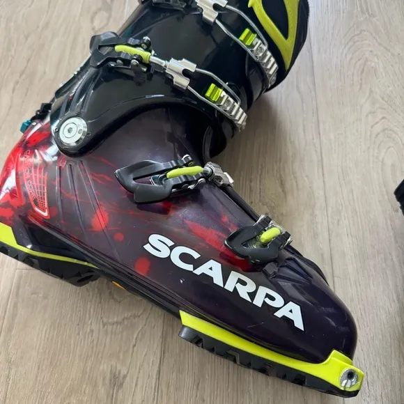 Scarpa Freedom SL 120 Ski Boots Anthracite Red Orange Outdoor Winter Sports
