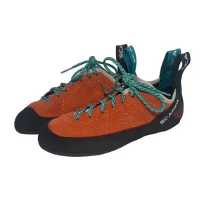 Scarpa Helix Rock Climbing Shoes Hiking Vibram Soles XS Edge Orange Women 6