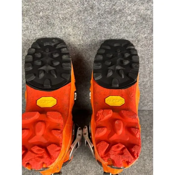 Scarpa Laser Touring Backcountry Ski Boots Men’s 6.5-7 Orange Vibram Soles