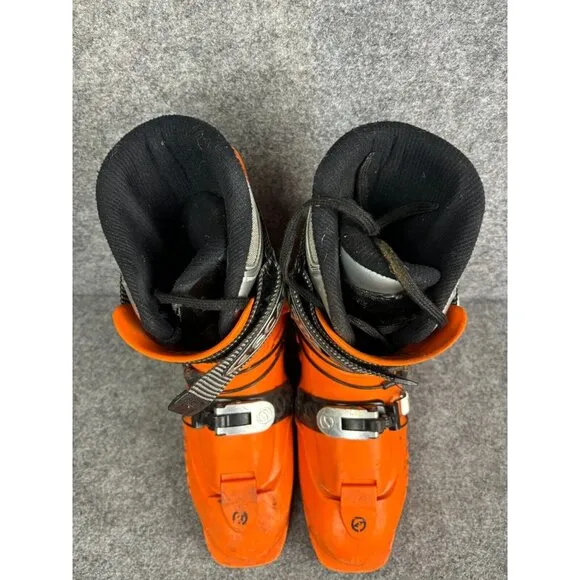 Scarpa Laser Touring Backcountry Ski Boots Men’s 6.5-7 Orange Vibram Soles