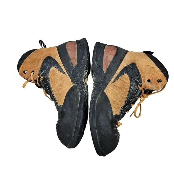 Scarpa Pro Ascent Mens Climbing Hiking Boots Size 42 Orange Black Gorpcore‎