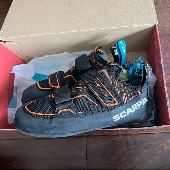 Scarpa Reflex V Shoes Brand, Climbing Shoes, New Size 42.5