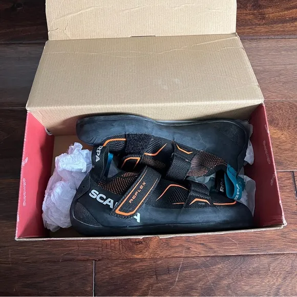Scarpa Reflex V Shoes Brand, Climbing Shoes, New Size 42