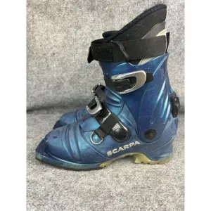 Scarpa Terminator T2 Telemark Ski Boots Men's 6 Blue Nordic 3 Pin 75mm