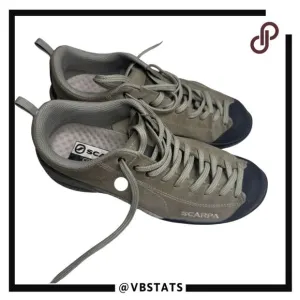 Scarpa Unisex Mojito Comfort Fit Sneaker Shoes Shark Size Men's 6.5, Women's 7.5