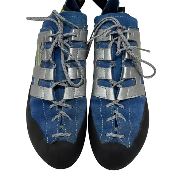 Scarpa Vantage Rock Climbing Bouldering Shoes Men’s Size 46 US 12 Blue Lace Up