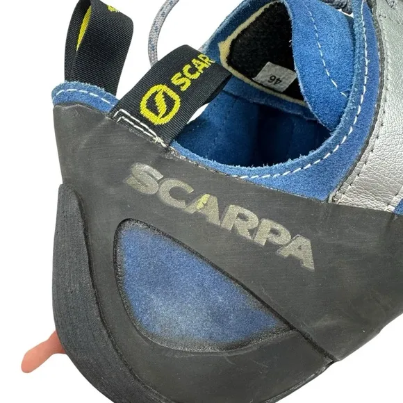 Scarpa Vantage Rock Climbing Bouldering Shoes Men’s Size 46 US 12 Blue Lace Up
