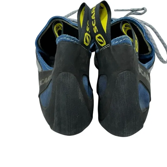 Scarpa Vantage Rock Climbing Bouldering Shoes Men’s Size 46 US 12 Blue Lace Up