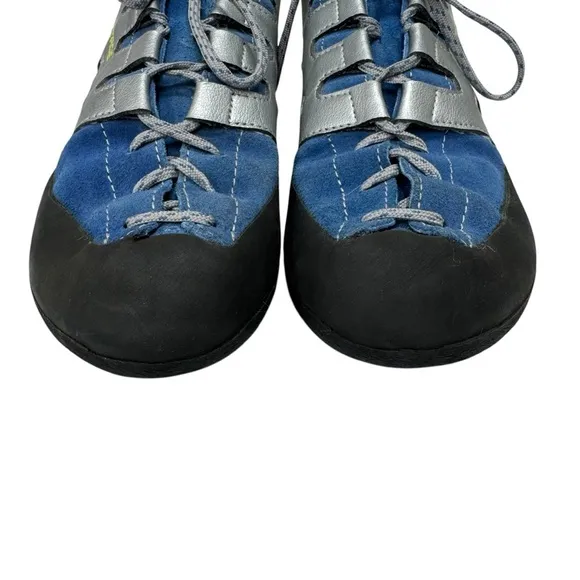 Scarpa Vantage Rock Climbing Bouldering Shoes Men’s Size 46 US 12 Blue Lace Up